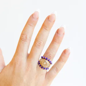 The Poppi Ring in Blue