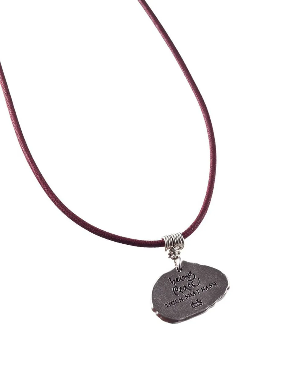 Thich Nhat Hanh No Mud No Lotus Pendant Necklace