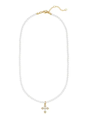 Tilly Cross Necklace - Water Resistant