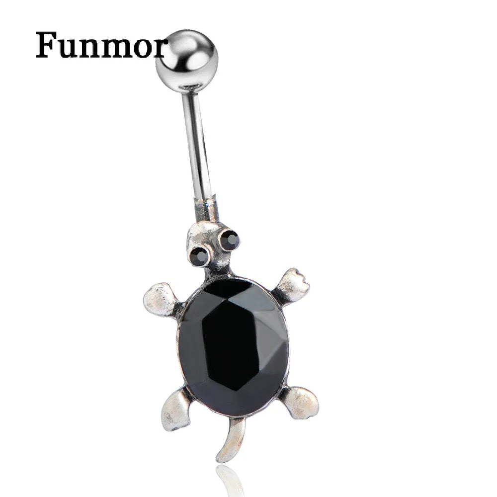Tortoise Belly Button Rings