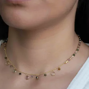 Tourmaline  Drop Necklace