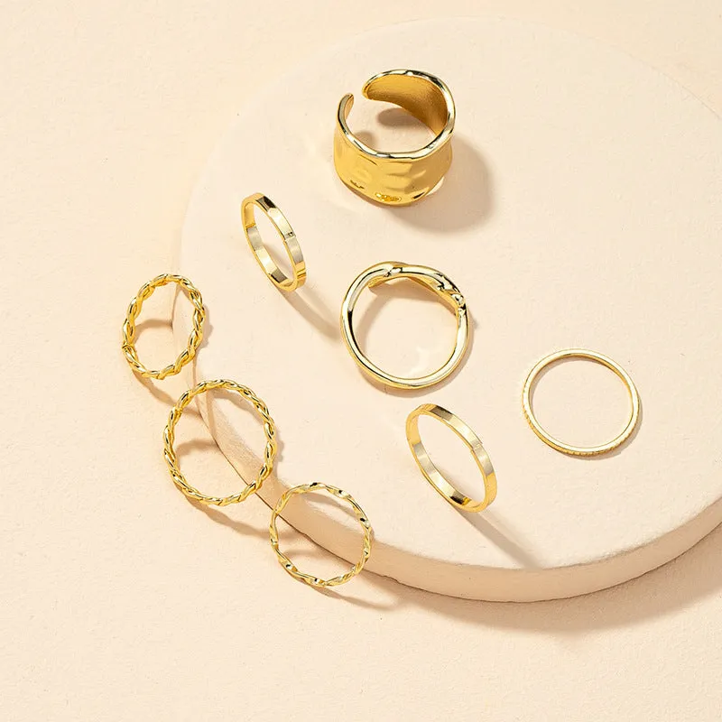 Trendy Vienna Verve Ring Set with Instagram-Inspired Hand Jewelry