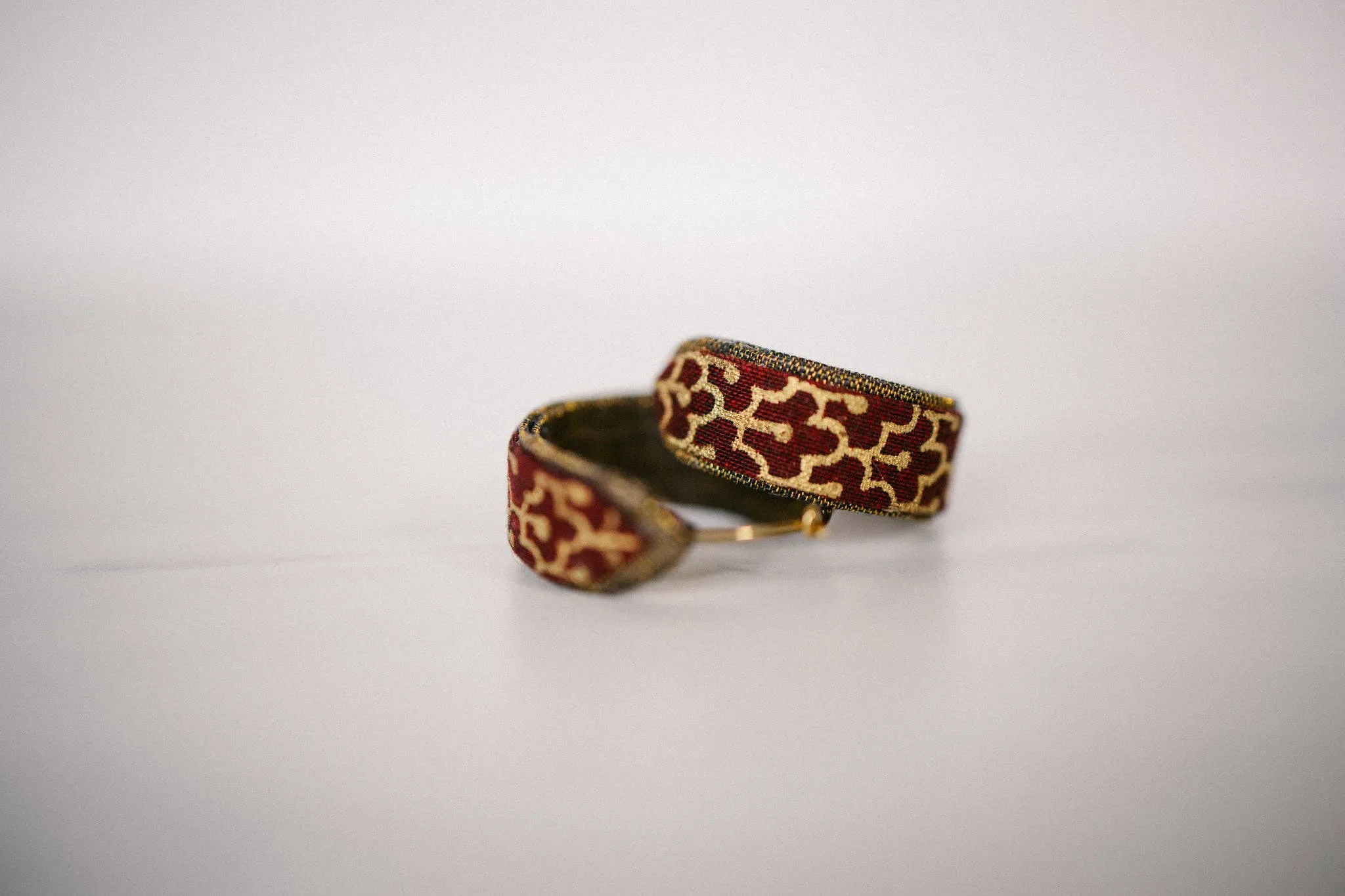 Unique Hoop Earrings | Artisan Handmade & Painted