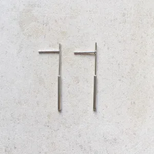 Unique line minimalist earrings