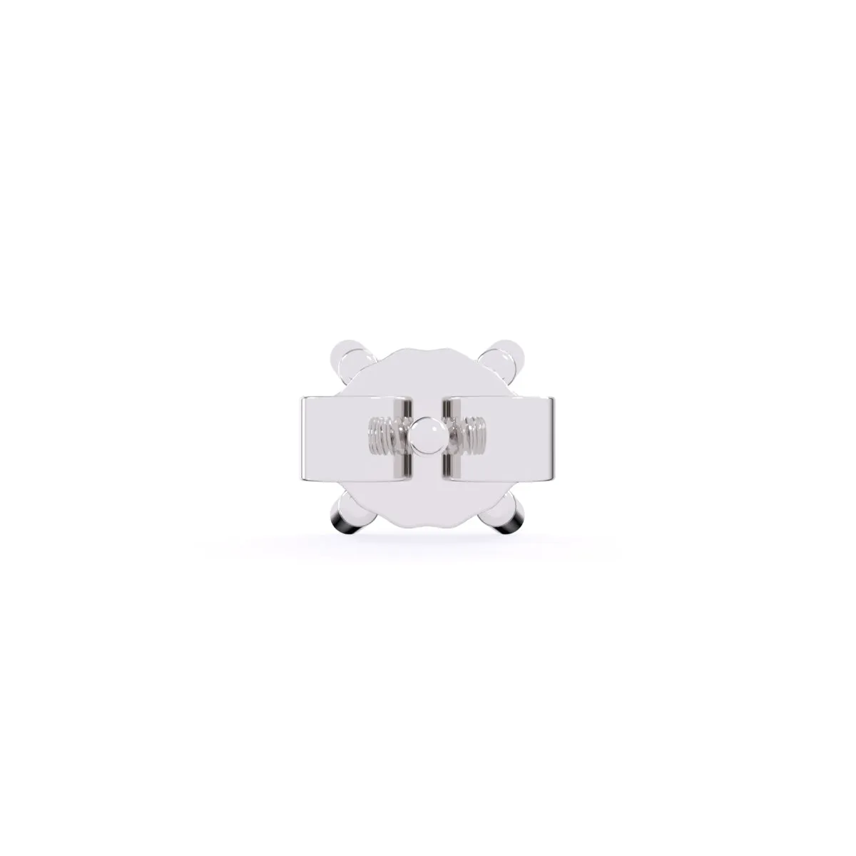 Unique Princess Diamond Solitaire Earrings