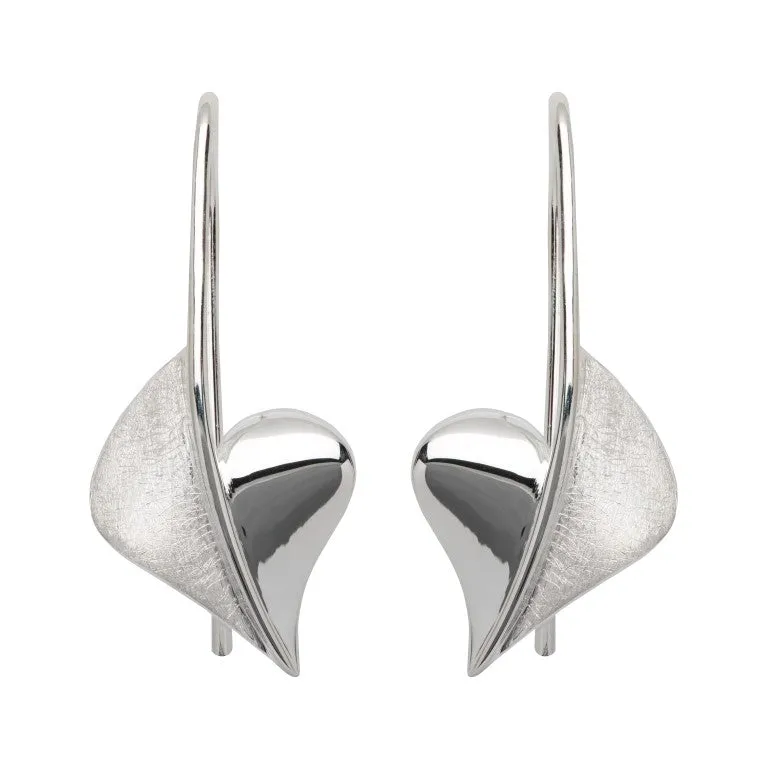 Unique Sterling Silver 925 Drop Earrings ME-679