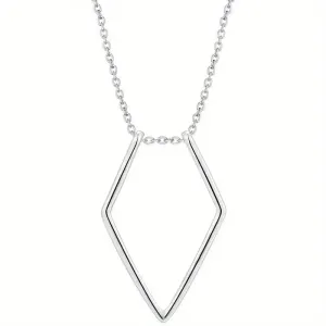 V Shape Necklace Geometric Pendant Necklaces Ring Holder Holding Special Necklace - Silver, Gold & Rose Gold