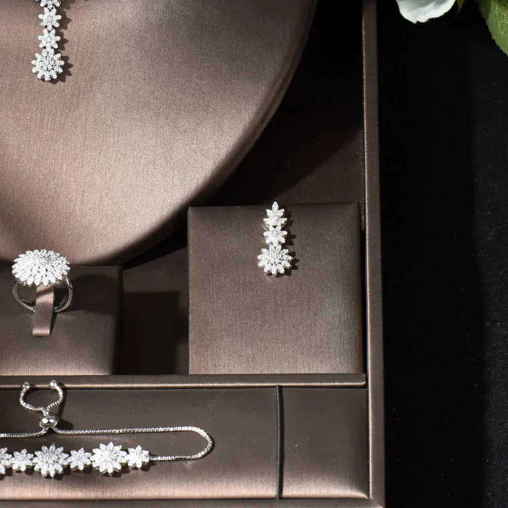 Vintage Artistic CZ Jewelry Set