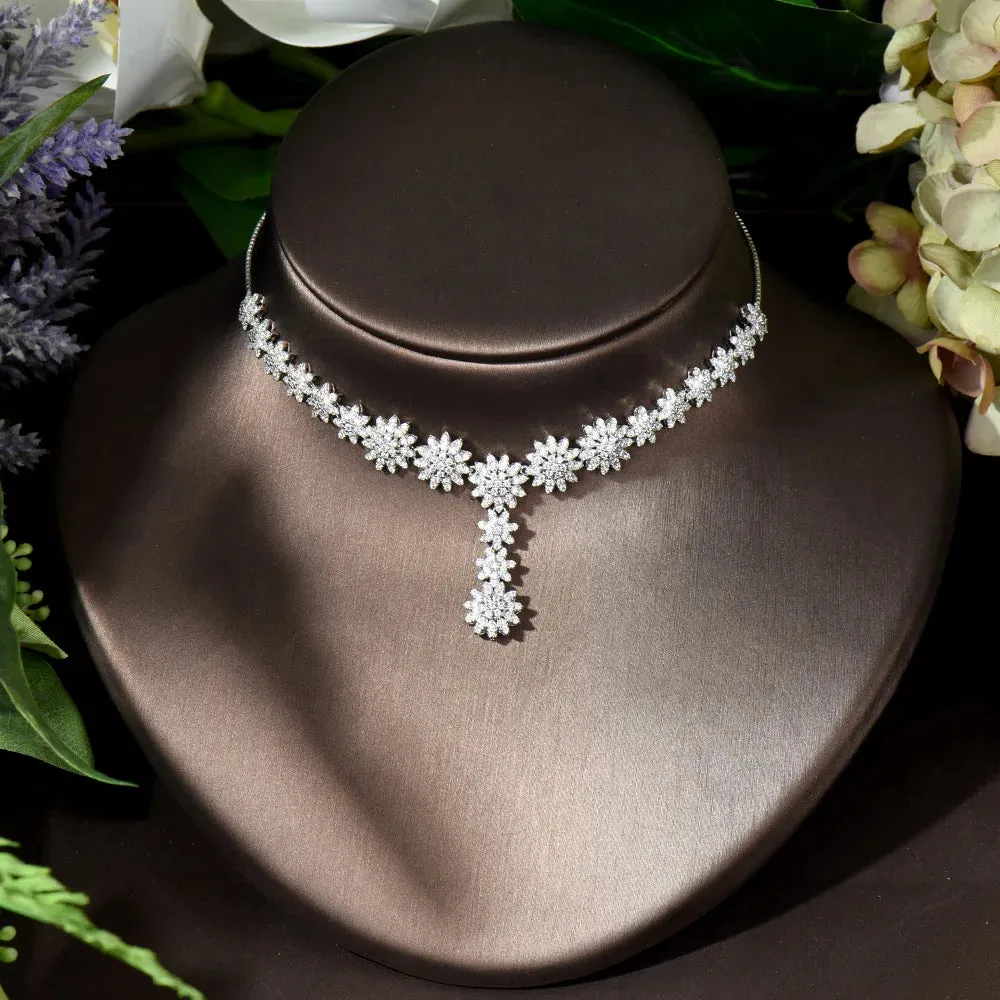 Vintage Artistic CZ Jewelry Set
