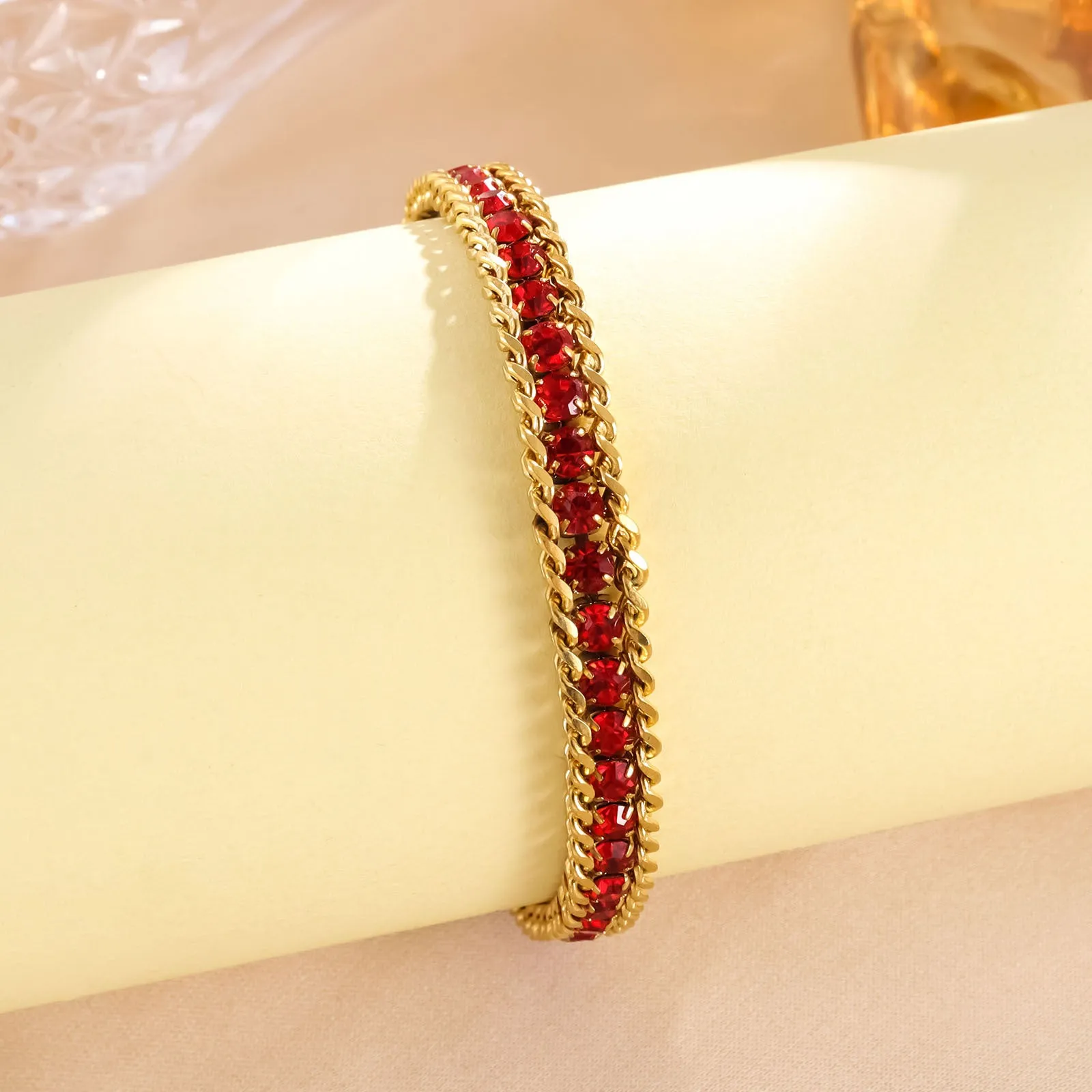 Wholesale Stainless Steel Micro Diamond Fashionable, Simple and Versatile Light Luxury Bracelet
