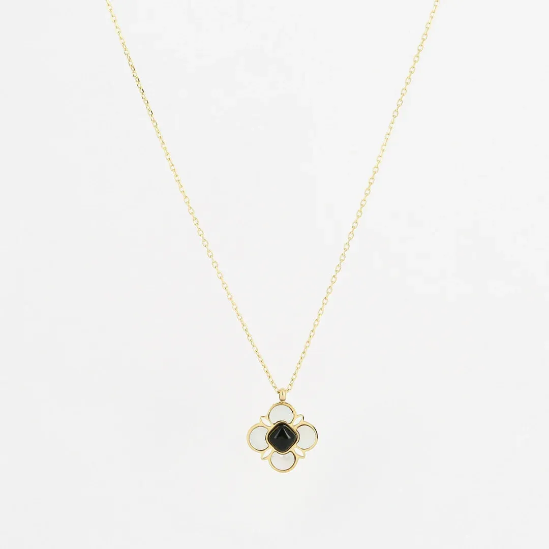 ZAG Ambrose Necklace - Gold & Mother of Pearl